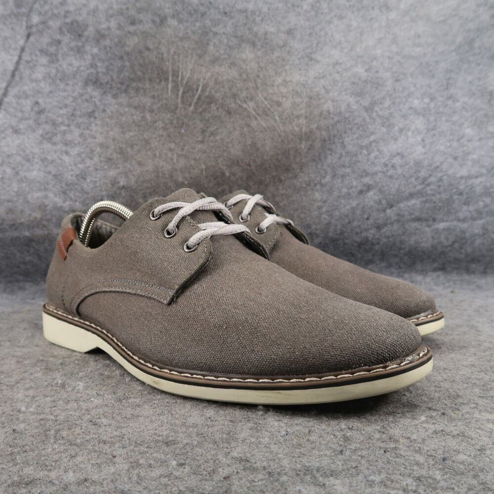 George Shoes Men 9.5 Oxford Derby Dress Classic Professional Formal Comfort Grey